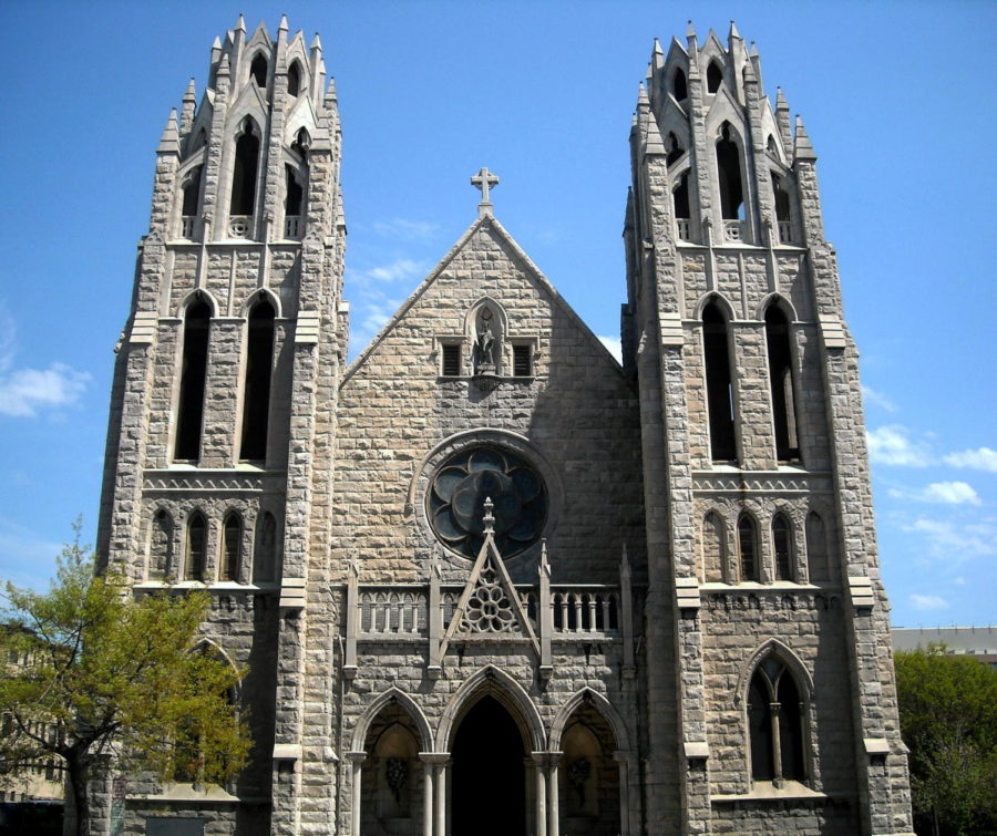 St. Augstines Catholic Church, 1419 V Street NW, Gothic Revival, Built in 1893

Photo Credit:
https://commons.wikimedia.org/wiki/File:St._Augustine%27s_Roman_Catholic_Church_located_at_1419_V_Street.jpg