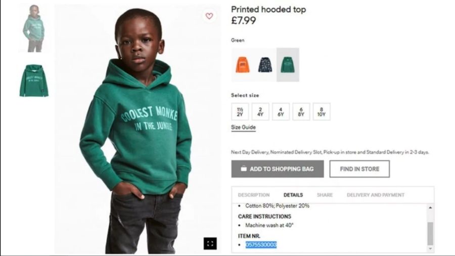 H&M apologizes for this product on their site.