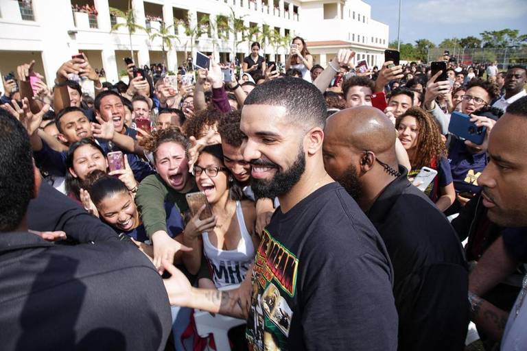 Drake at Miami High School 