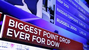 Dow Drops By Over 1,100 Despite Trumps Claims
