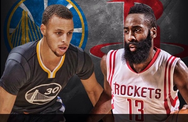 NBA Confernce finals between Warriors and Rockets