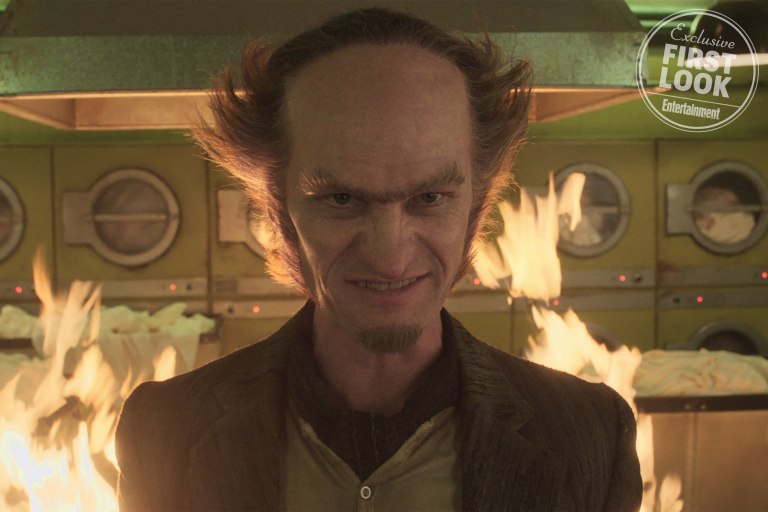 Neil Patrick Harris as Count Olaf is pictured in this exclusive season three photo. 