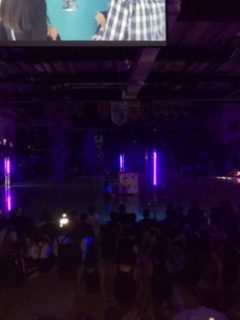 Pep rally introduction.