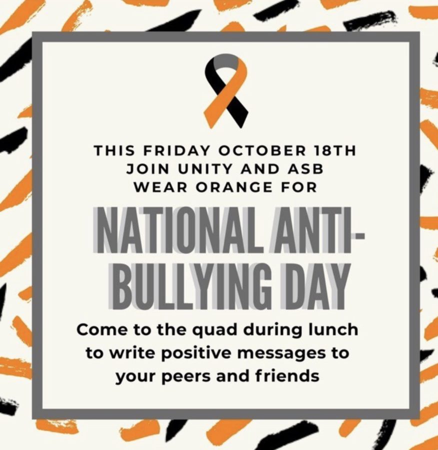 Social Promo that Unity and ASB have been posting advertise to wear orange and participate in the activity at both lunches