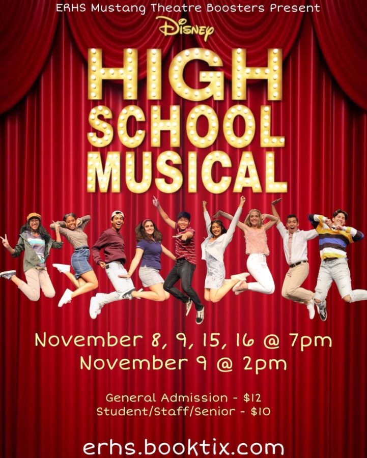 The ERHS Theatre production of High School Musical ran for four days, five shows in total.