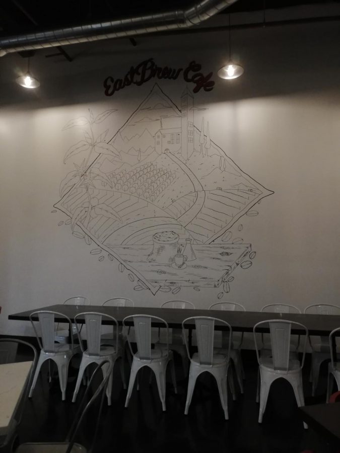 Picture of the dining area of The EastBrew Cafe located in Eastvale, CA