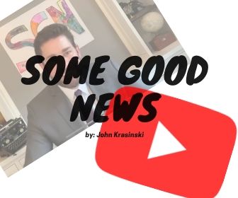 Announcing John Krasinskis, Some Good News, can be seen on Youtube featuring many people, such as celebrities and families at home. 