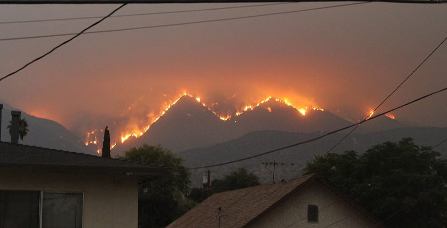 This is the Bobcat fire from approx. 15/20 miles away.