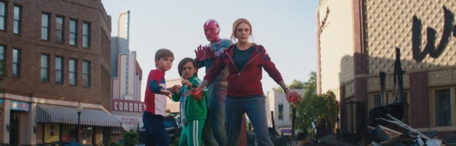 Wanda, Vision, Billy, and Tommy