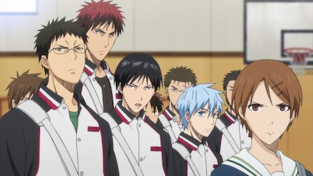 Screencap from Kurokos Basketball of Seirins team