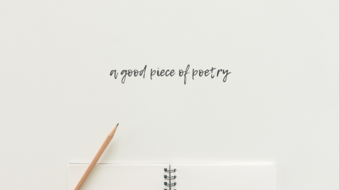 Poem: a good piece of poetry