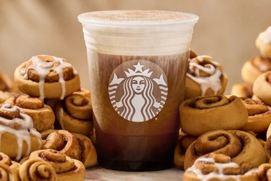 Starbucks official photo of the Caramel Cinnamon Cream Nitro Cold Brew