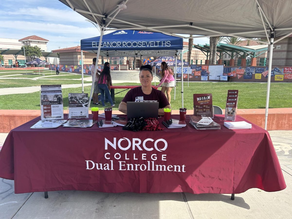 Booth at ERHSS College Kickoff: Norco College 