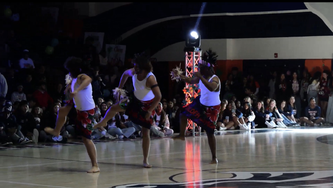 Poly Club's Haka dancers 