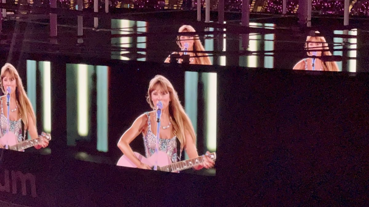 Taylor Swift at Sofi Stadium on August 3, 2023 during The Eras Tour