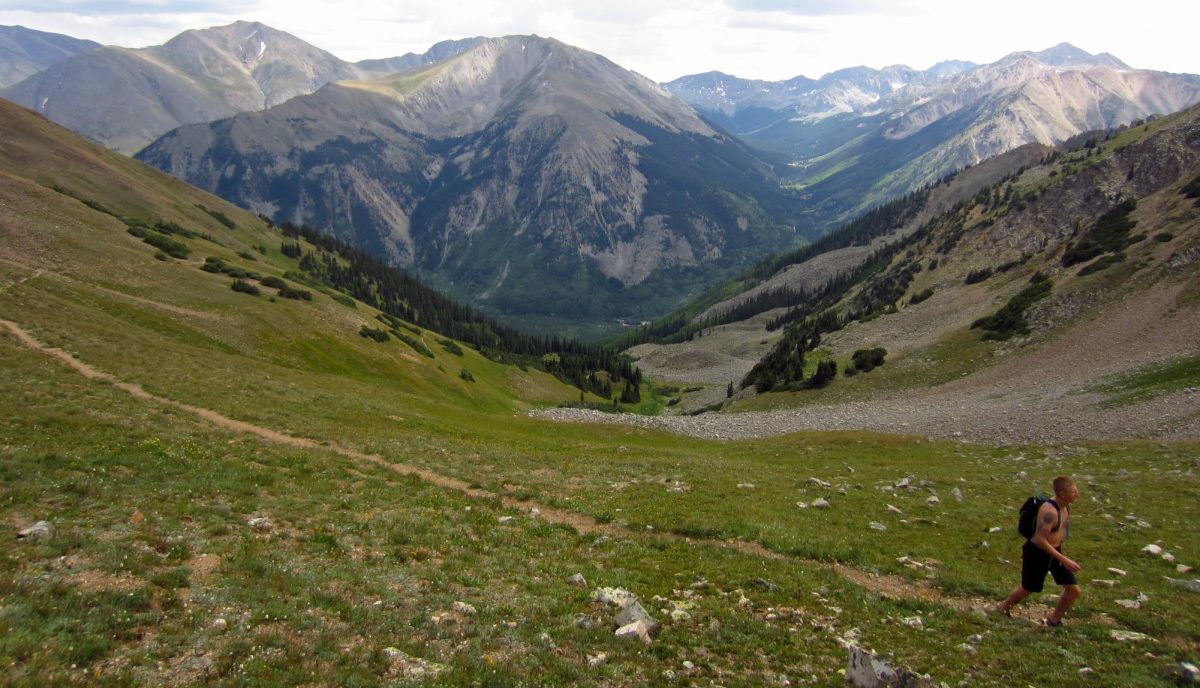 Hope pass on the Leadville 100 trail