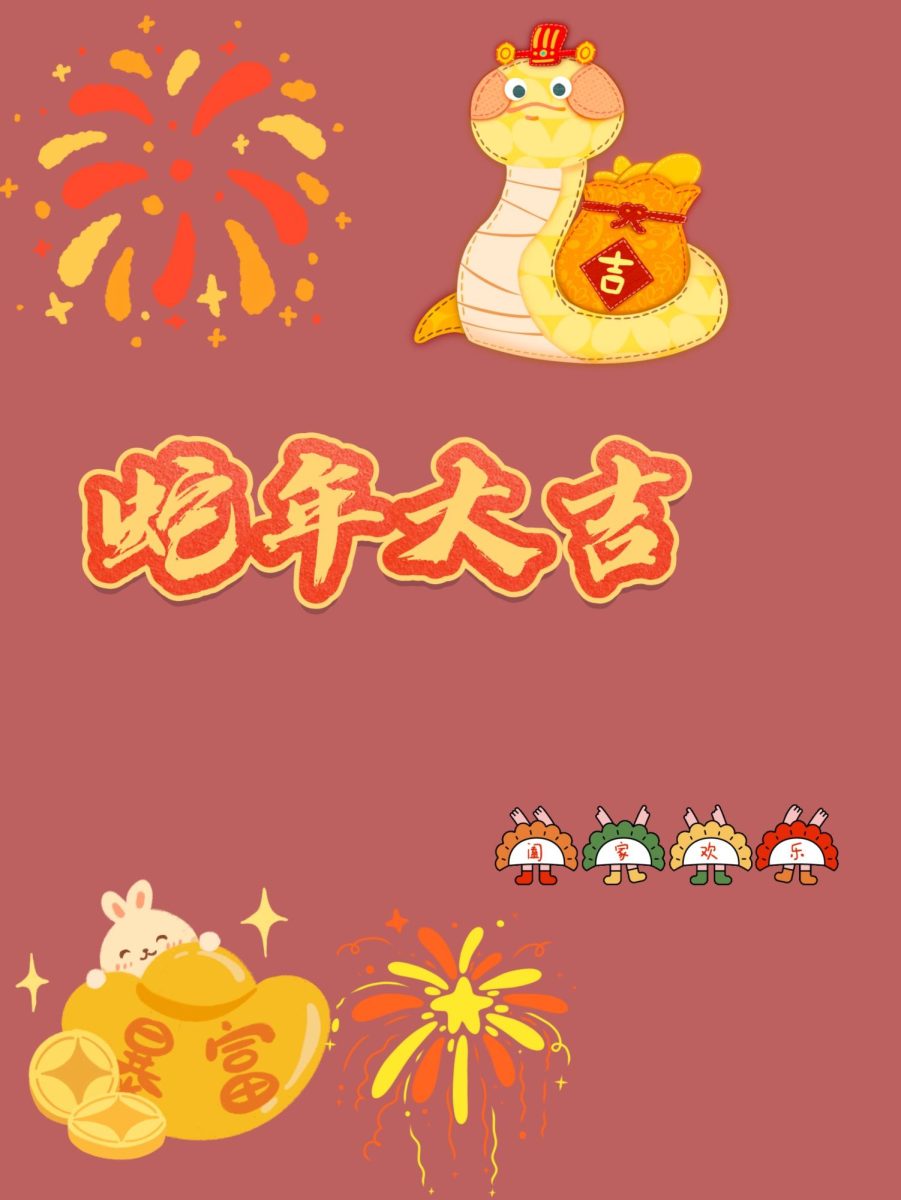 "Happy Lunar New Year" in Chinese