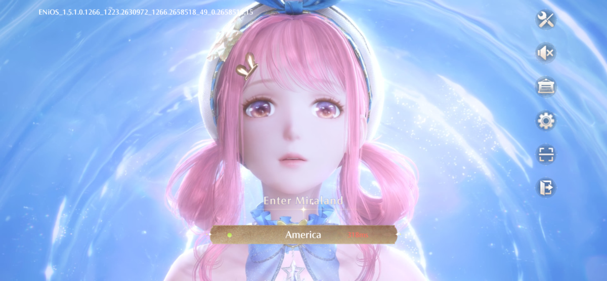 The login screen for "Infinity Nikki." (Infinity Nikki)