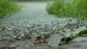 Raindrops falling, Wikimedia Commons