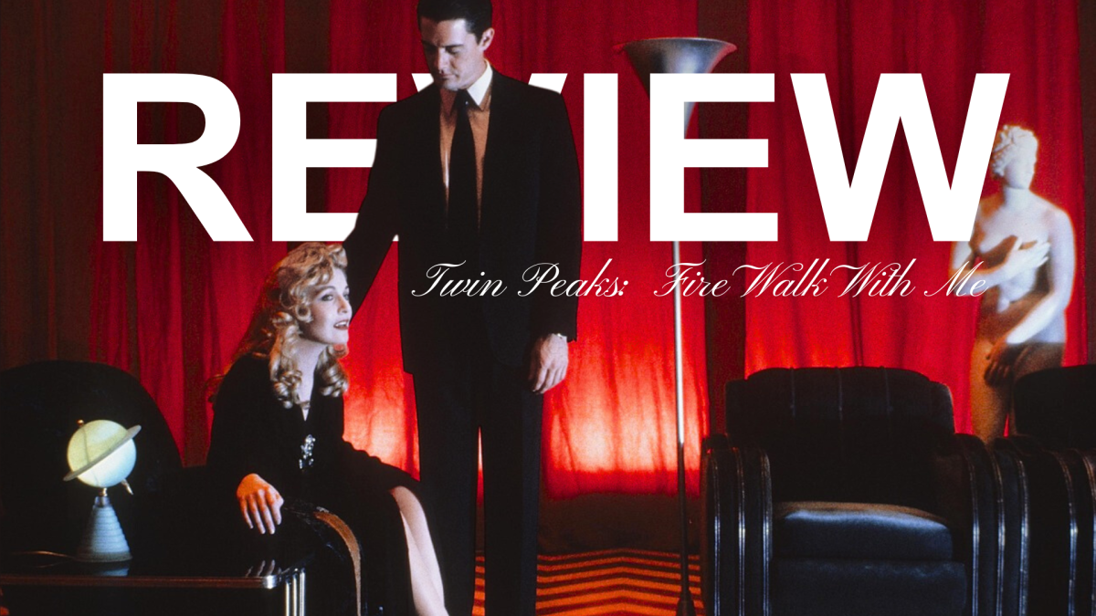 Thumbnail depicting Dale Cooper (Kyle MacLachlan) standing over Laura Palmer (Sheryl Lee) while extending his hand to her shoulder in the Black Lodge.