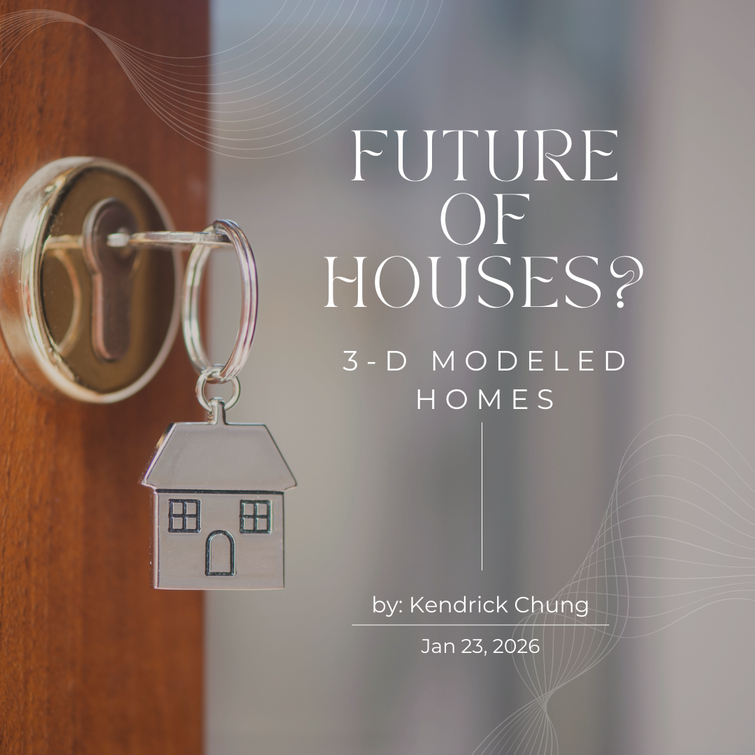 Future of houses image front cover for 3-D modeled homes.