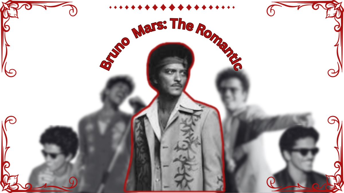 Visual for Bruno Mars's "The Romantic Tour."