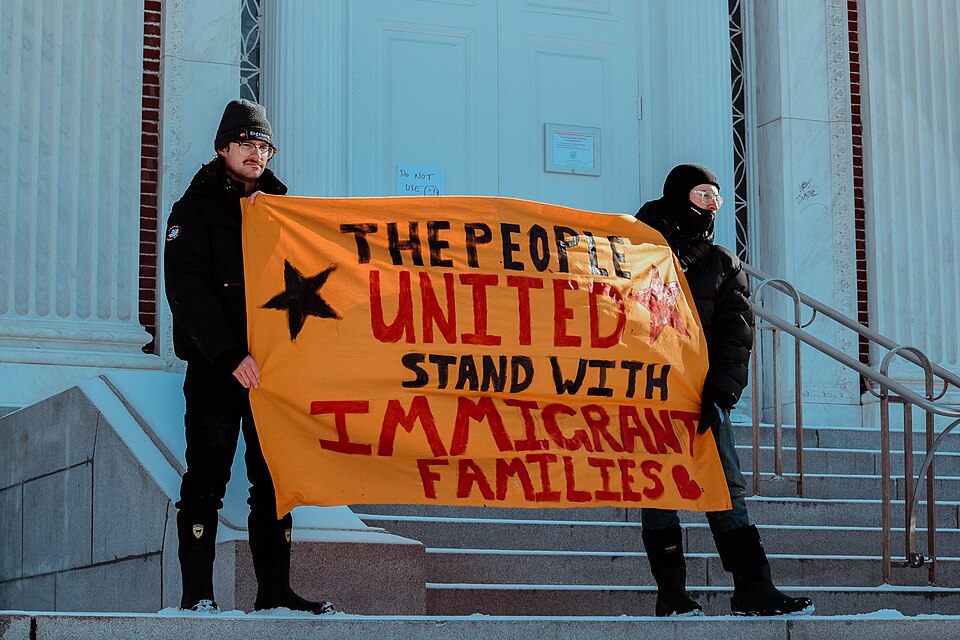 ICE Protest in Burlington Vermont