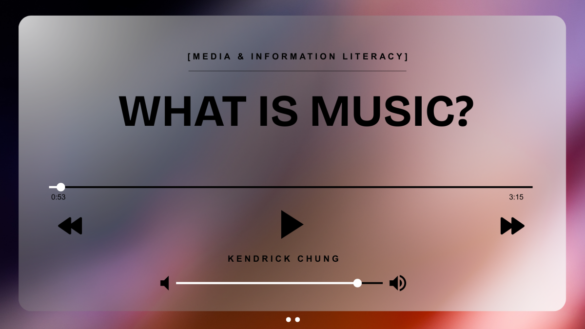 Audio Information in Orange Black Modern Style