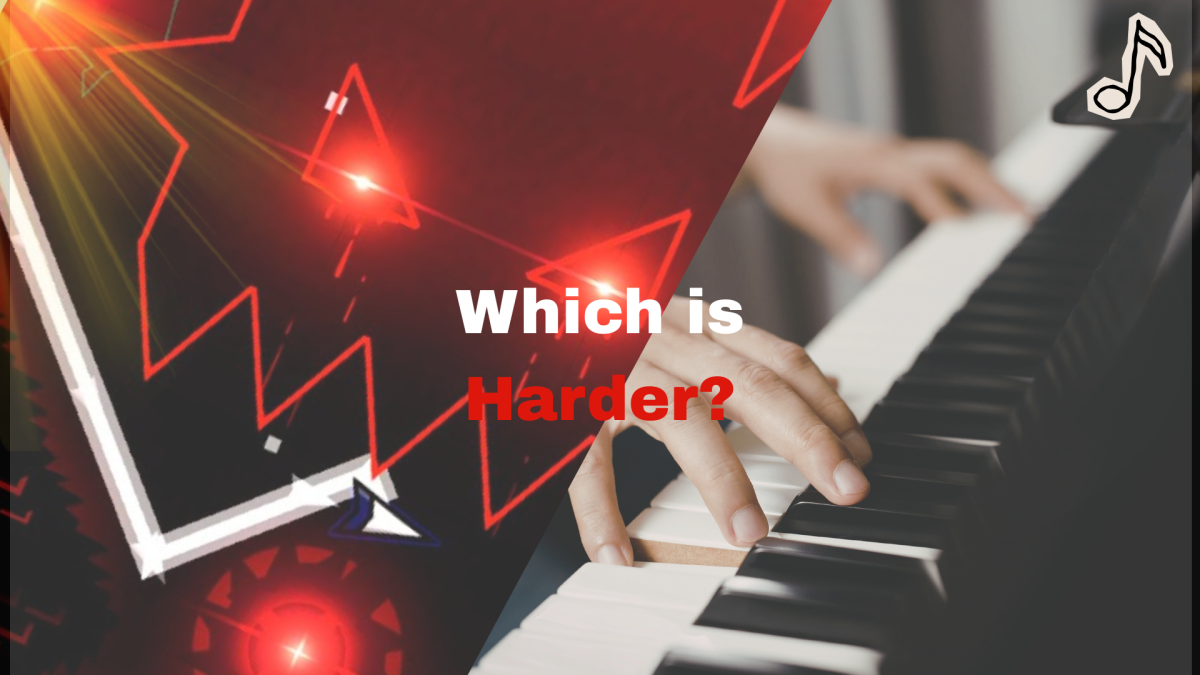Which is harder, Geometry Dash or Piano image