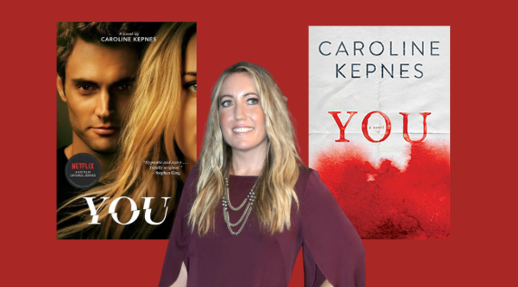 Caroline Kepnes Image | Made In Canva.