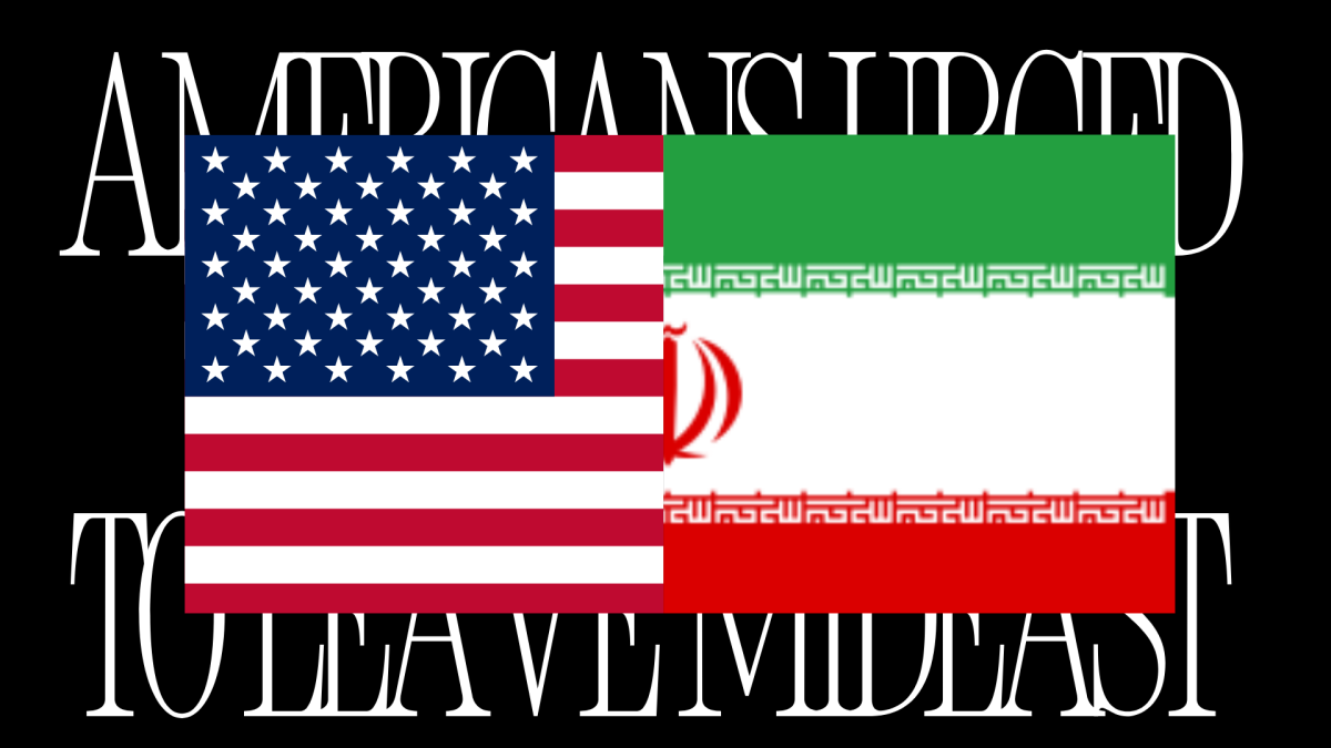 Americans urged to leave the middle east design.