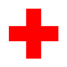 The red cross, a symbol of healthcare