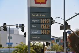 High gas prices displayed in Los Angeles