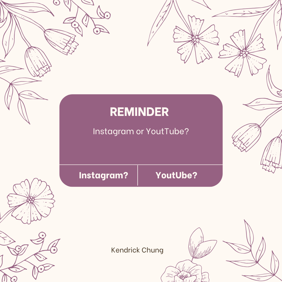 Instagram or YoutTube?